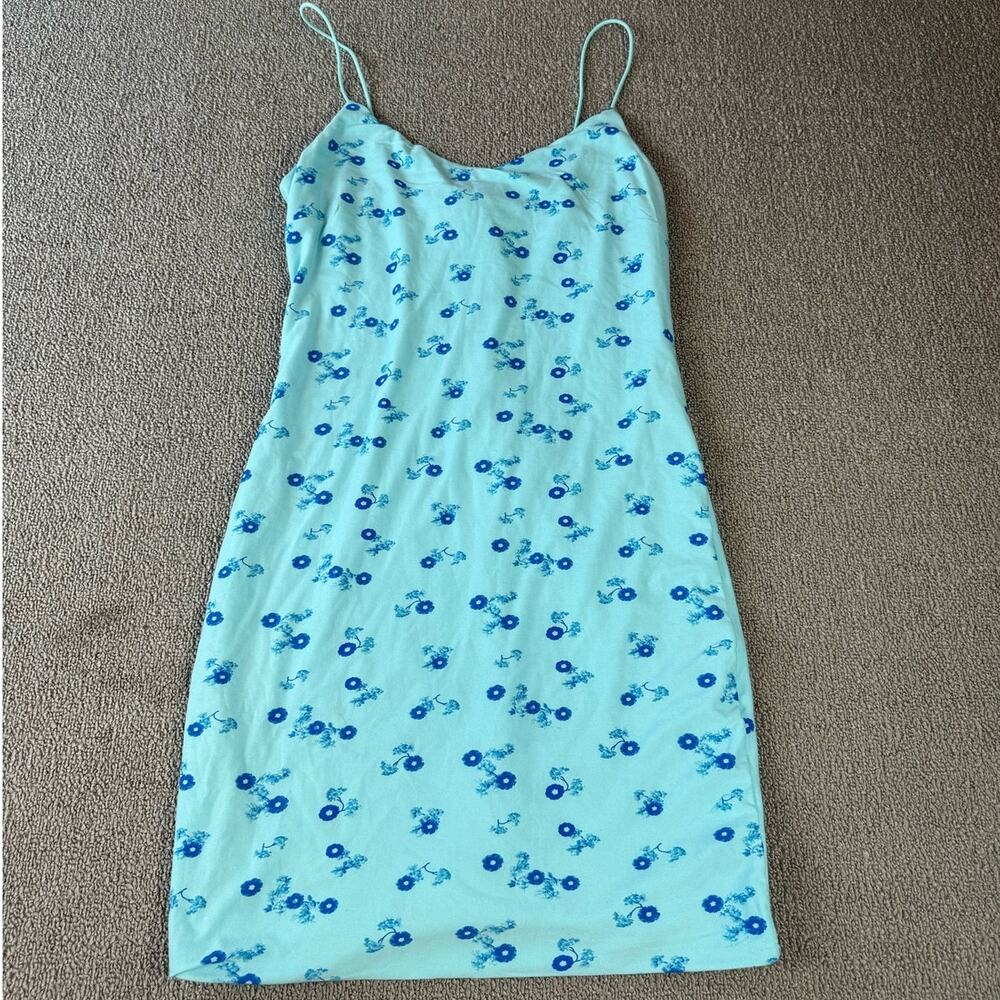 NWT‎ Rue 21 Mini Dress Blue Floral Size Medium